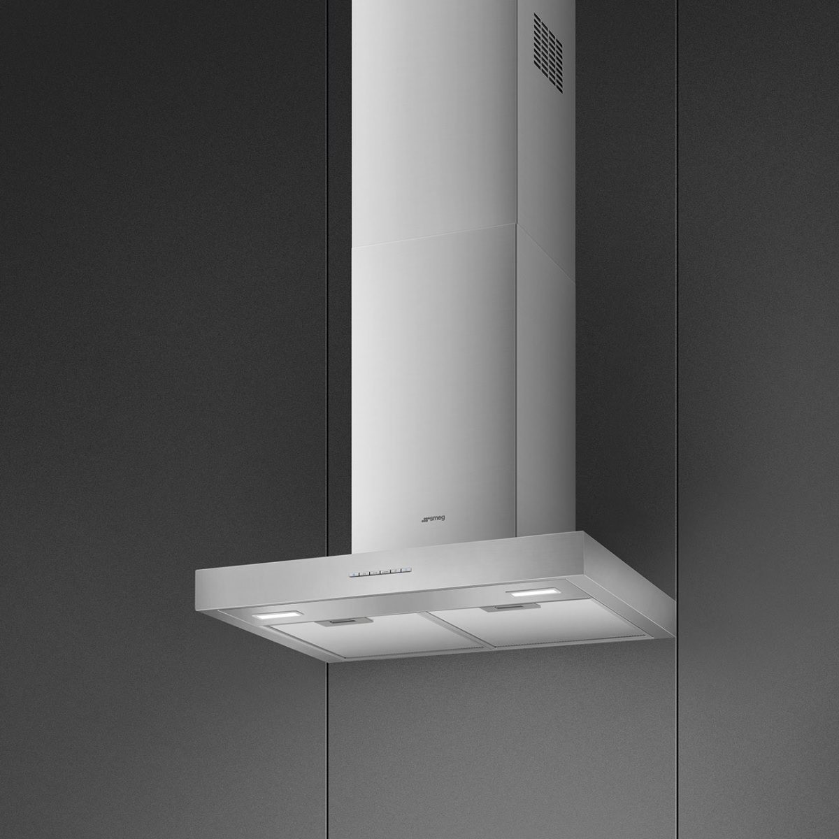 Exaustor de Parede Smeg Universal KBT600XE de 4 Velocidades e de 60 cm - Aço Inox Aço inoxidável-2