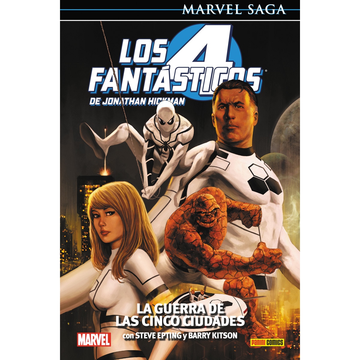 Imagen 0 de Marvel saga los 4 fantásticos de jonathan hickman. la guerra de las cinco ciudades  (Tapa dura)