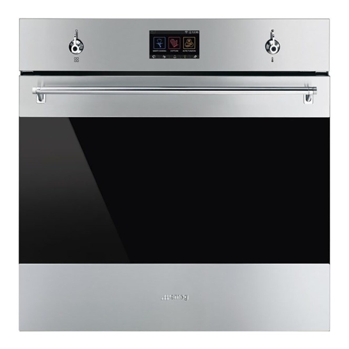 Forno Termoventilado Smeg Classica SF6301TVX com Limpeza VaporClean e de 70 Litros - Aço Inox Aço inoxidável-1