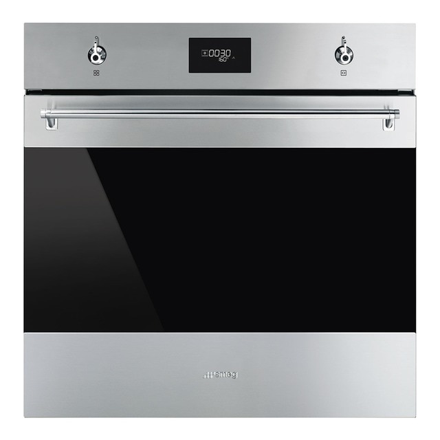 Imagem 0 de Forno Termoventilado Smeg Classica SFP6301TVX Limpeza Pirolítica e de 70 Litros - Aço Inox