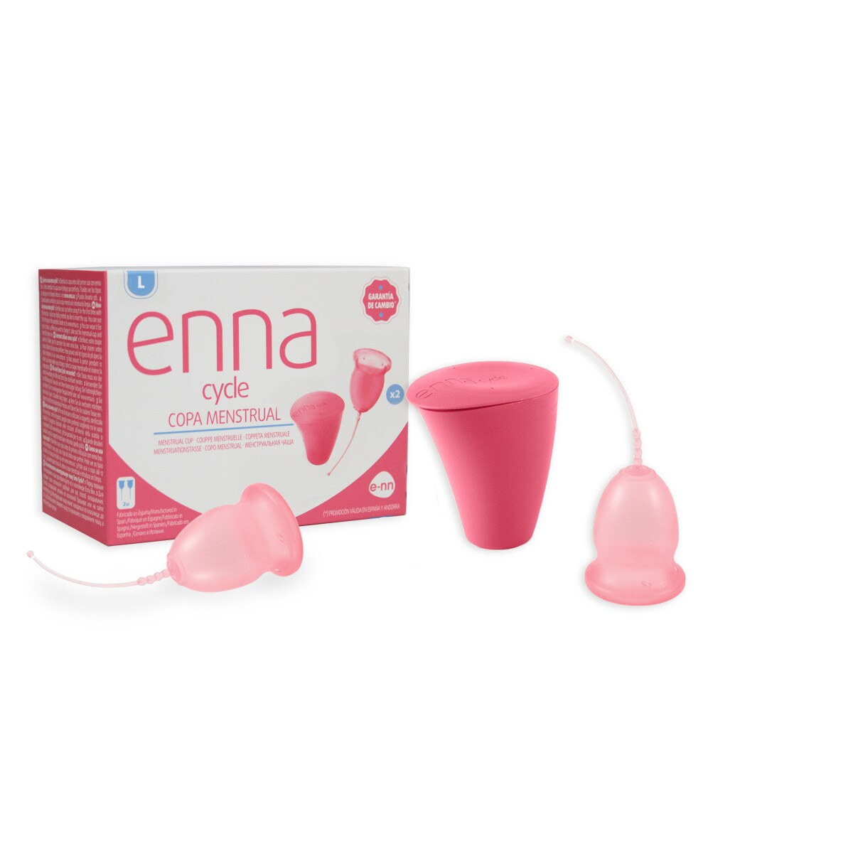 Kit Copo Menstrual Tamanho L + Caixa Esterilizadora 1