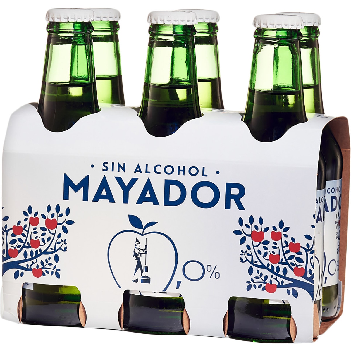 sidra asturiana achampanada sin alcohol pack 6 botellas 25 cl