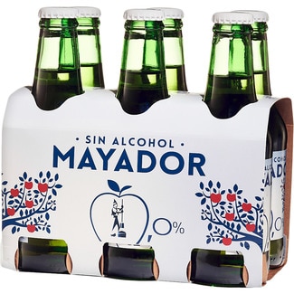 sidra asturiana achampanada sin alcohol pack 6 botellas 25 cl - Mayador