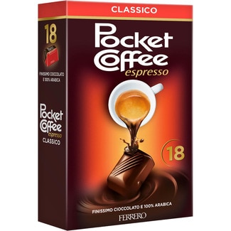 bombones de chocolate y café 100% arábica estuche 225 g - Ferrero Pocket Coffee
