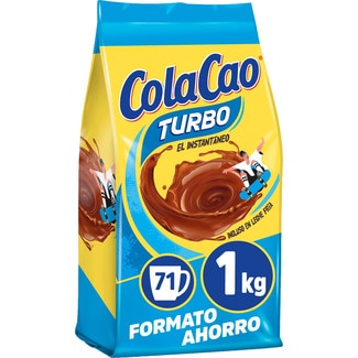 Turbo cacao instantáneo formato ahorro bolsa 1 kg - Colacao