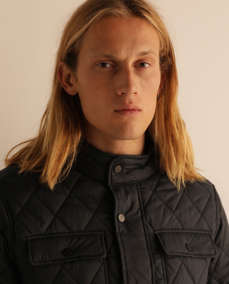 Cazadora tipo Husky de hombre azul marino · Easy Wear · El Corte Inglés