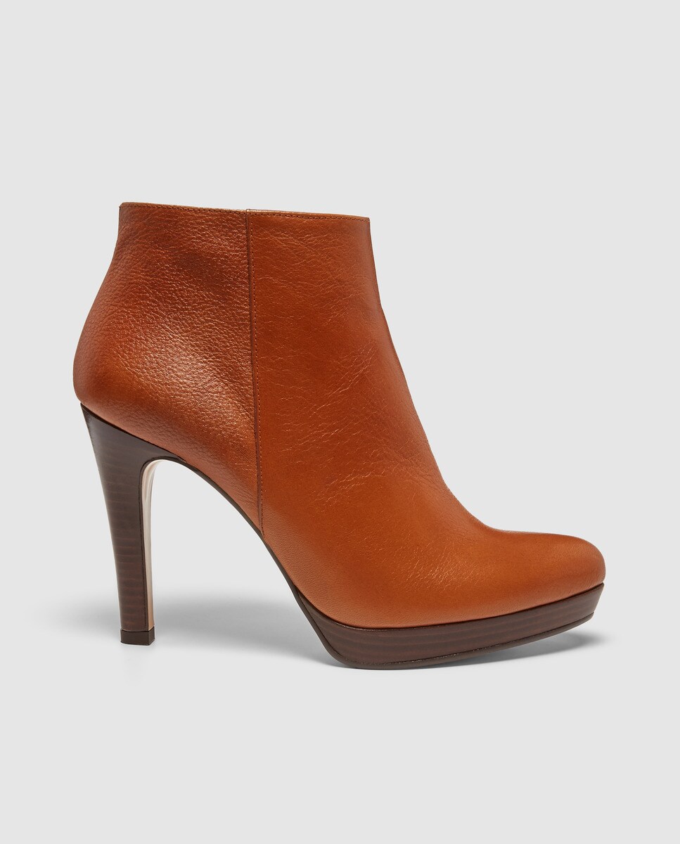 Botines de mujer Lodi de piel en color marrón claro · Lodi · El Corte Inglés
