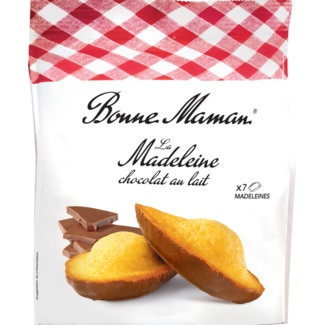 Madalenas de Manteiga com Chocolate de Leite x7 embalagem 210 g - Bonne Maman