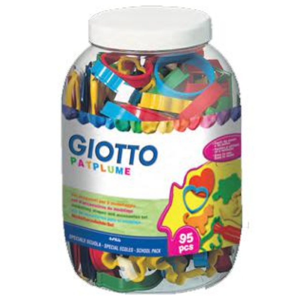 Boião de 97 acessórios de modelagem 1