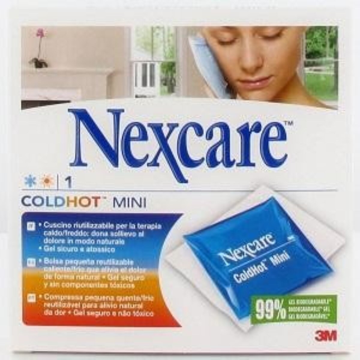 Bolsa de Gel Nexcare ColdHot Mini - 10x10 cm 1