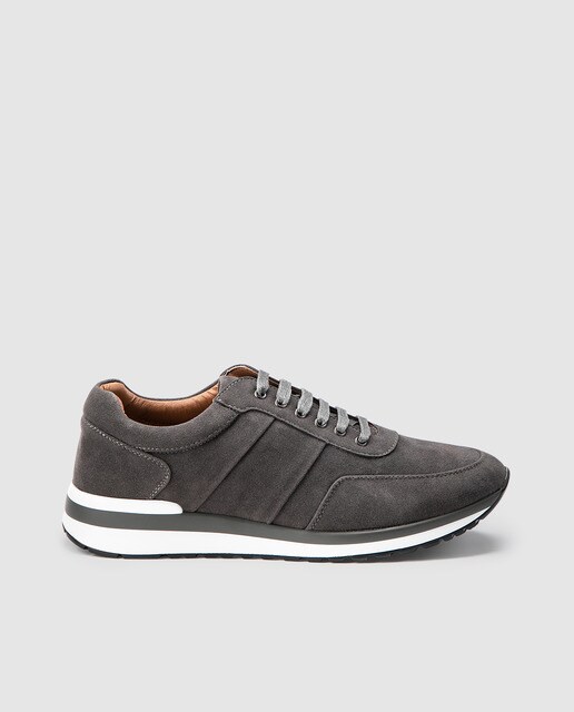 Comprar Zapatillas deportivas de hombre serraje sintético gris · Unit ·  Hipercor