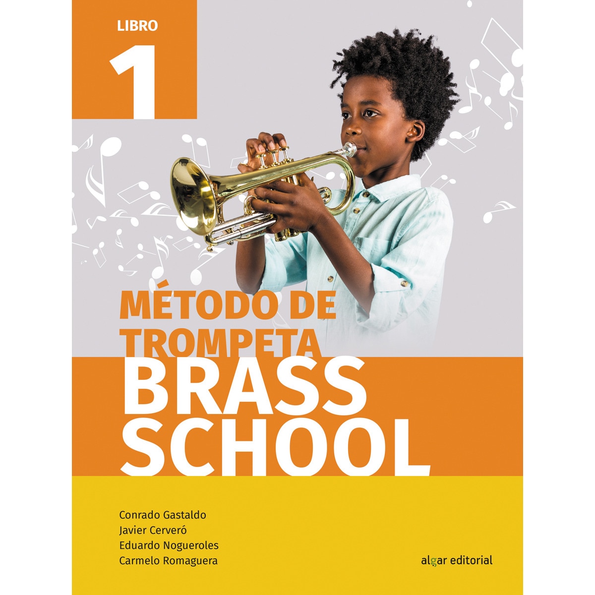 Método de bombardino Brass School. Libro 1 (Capa mole) 1