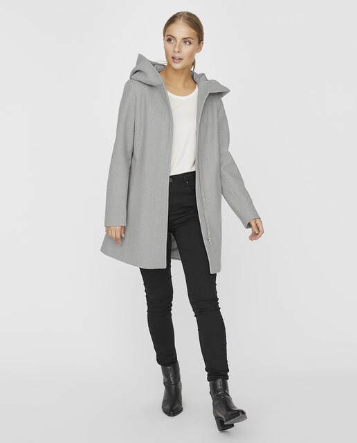 Abrigo de mujer largo con forro interior · Vero Moda · El Corte Inglés
