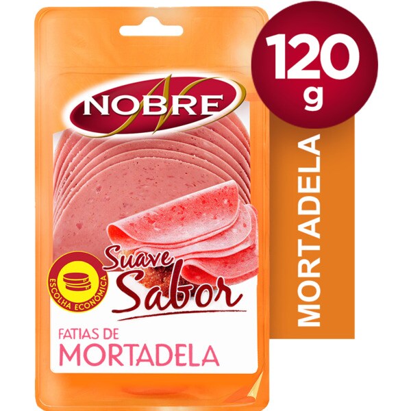 Suave Sabor Mortadela em Fatias sem Glúten embalagem 120 g