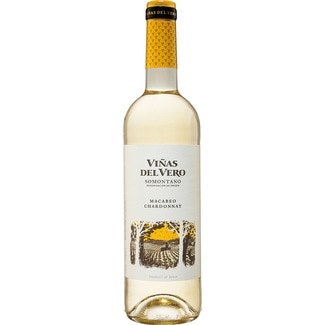 vino blanco macabeo chardonnay DO Somontano botella 75 cl - Viñas Del Vero