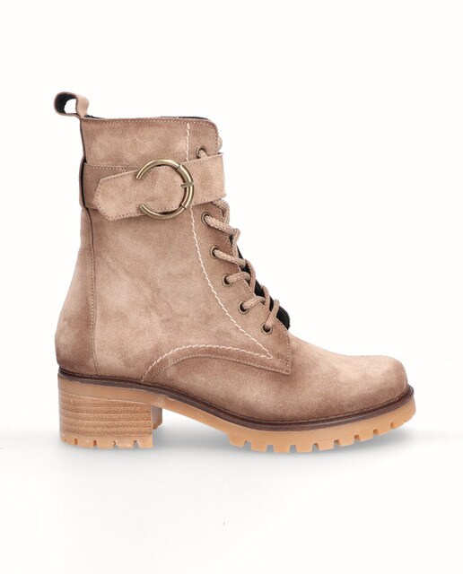 Botas de mujer Viguera de color beige con cierre de cordones · Viguera · El  Corte Inglés