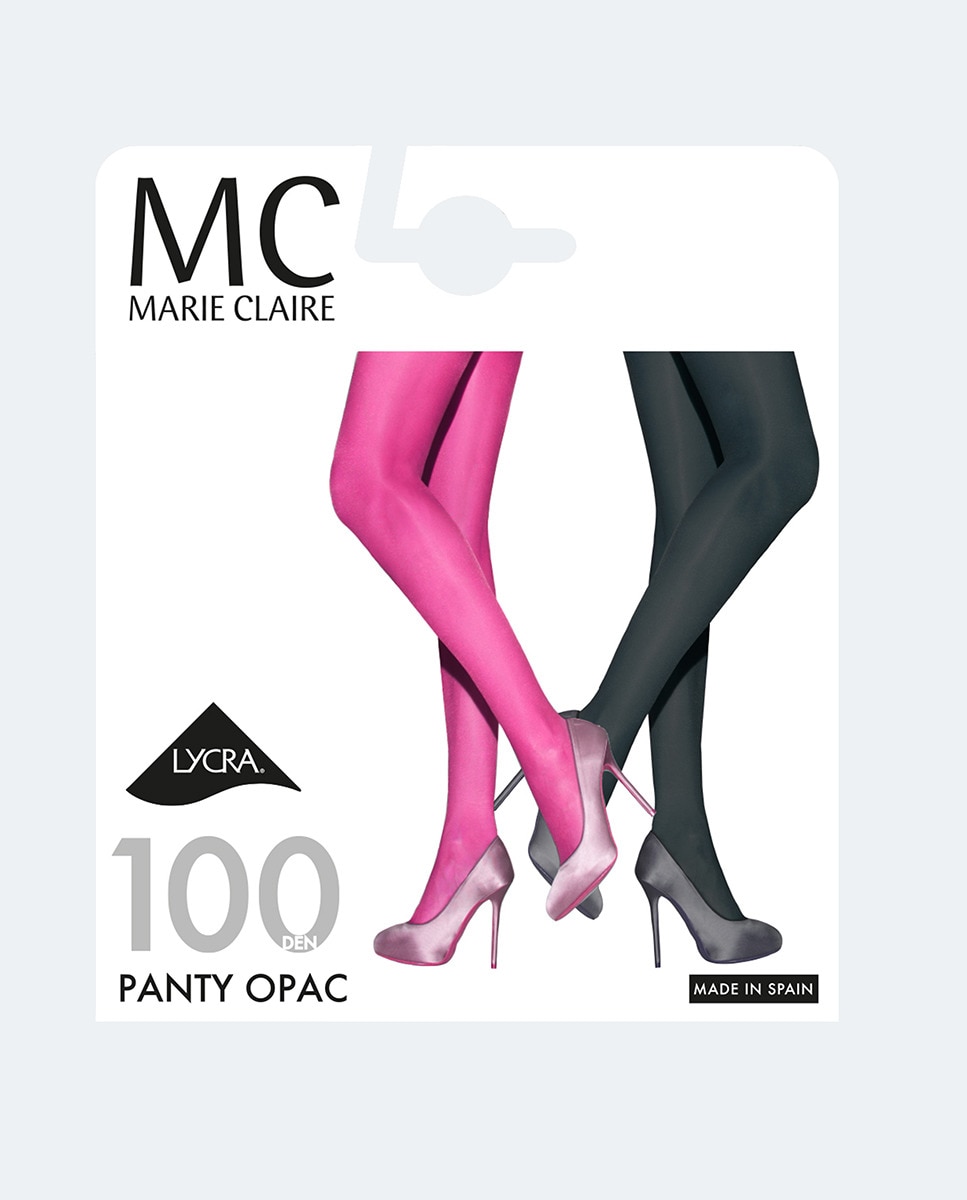 Collants Opacos de 100 Deniers Grená-2