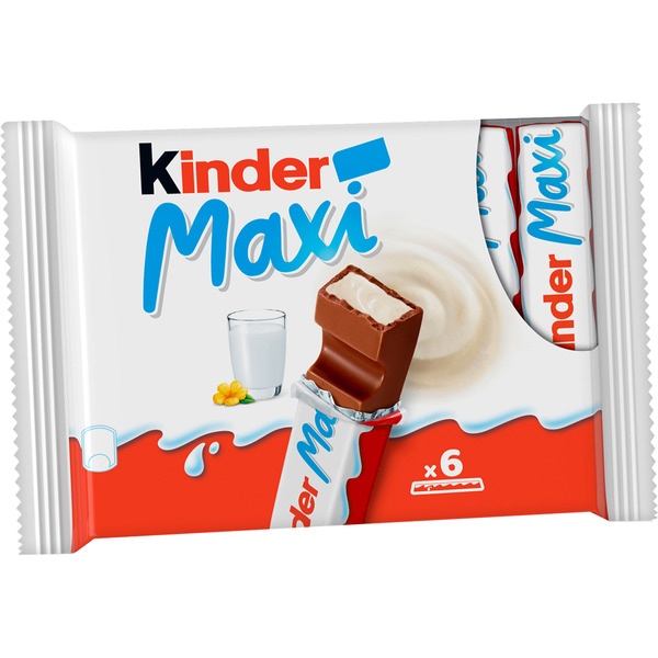 Comprar Maxi barritas de chocolate con leche estuche 6 unidades