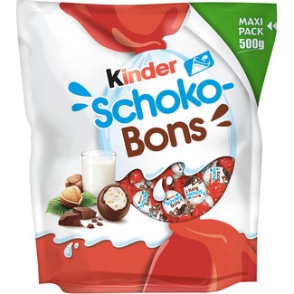 huevos de chocolate rellenos de leche y avellanas bolsa 500 g - Kinder Schoko-bons