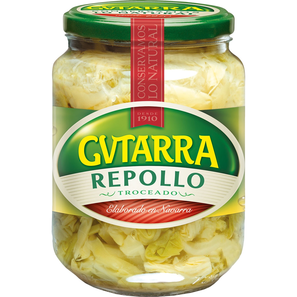 repollo troceado frasco 400 g neto escurrido