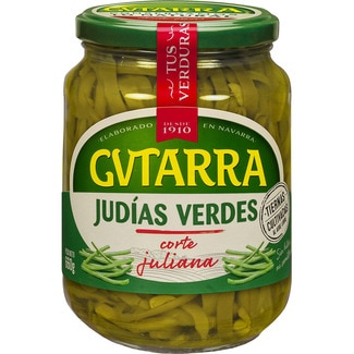 judías verdes corte juliana frasco 350 g neto escurrido - Gvtarra