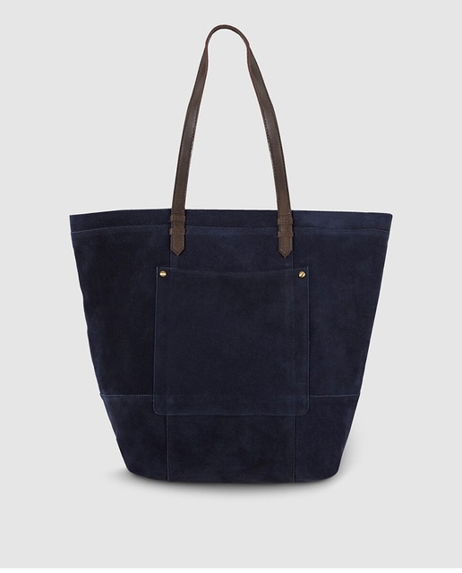 Imagen 0 de Bolso shopper Lloyd's de serraje azul marino
