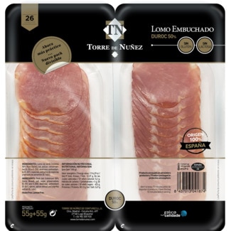 Lombo Duroc em Fatias sem Glúten e sem Lactose unidade 110 g - Torre De Nuñez