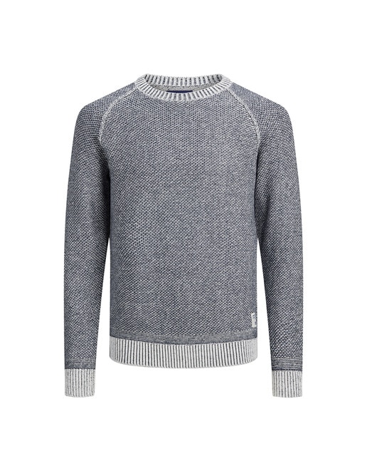 Jersey en algodón orgánico de hombre azu