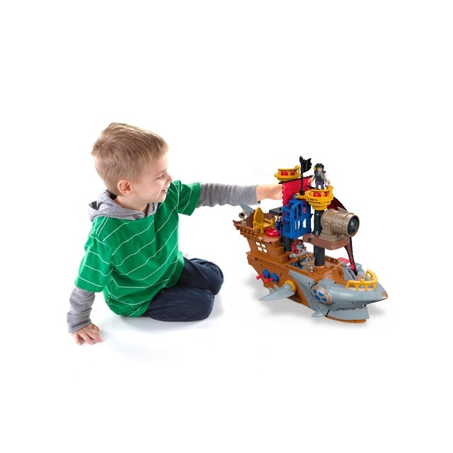imaginext barco pirata tiburon precio