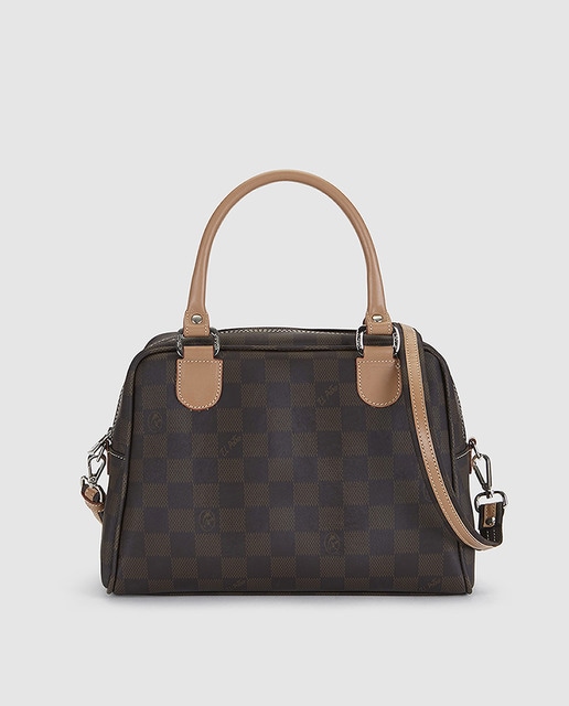 Imagen 0 de Bolso bowling de piel