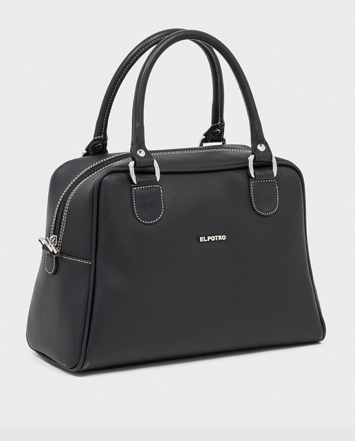 Imagen 0 de Bolso bowlíng de piel