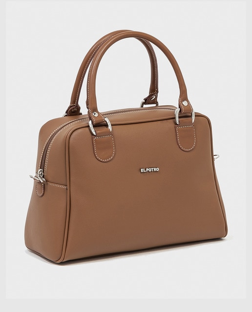 Imagen 0 de Bolso bowlíng de piel