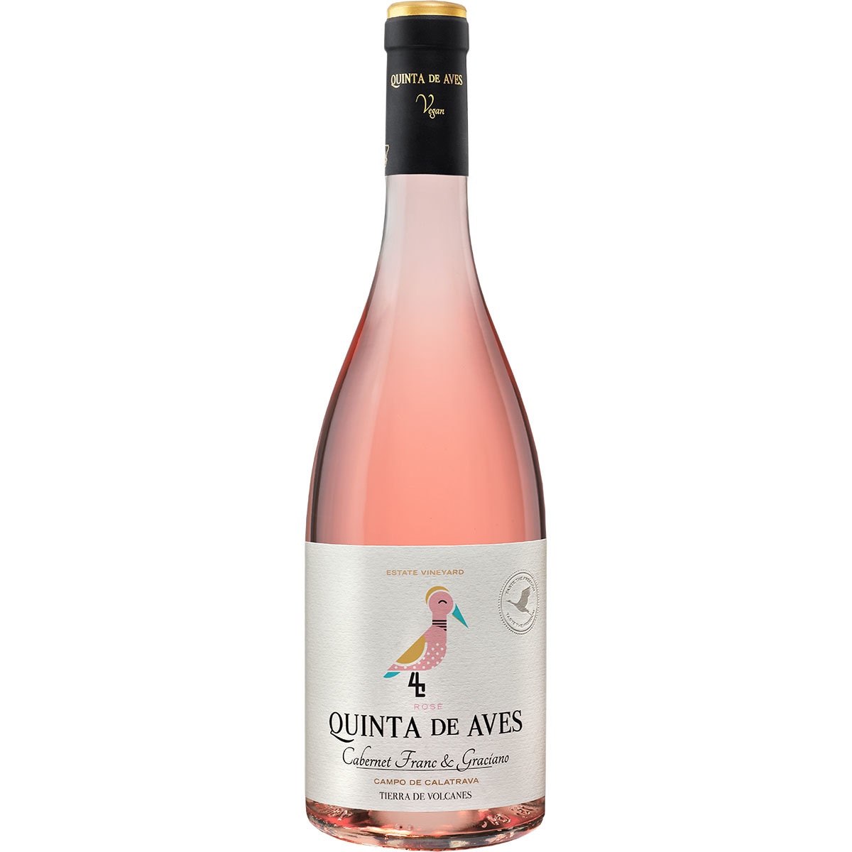vino rosado cabernet franc Campo de Calatrava Vino de la Tierra de Castilla botella 75 cl