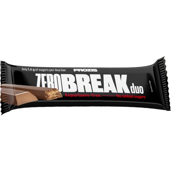 Barra de Chocolate de Leite Zero Break Duo embalagem 25 g