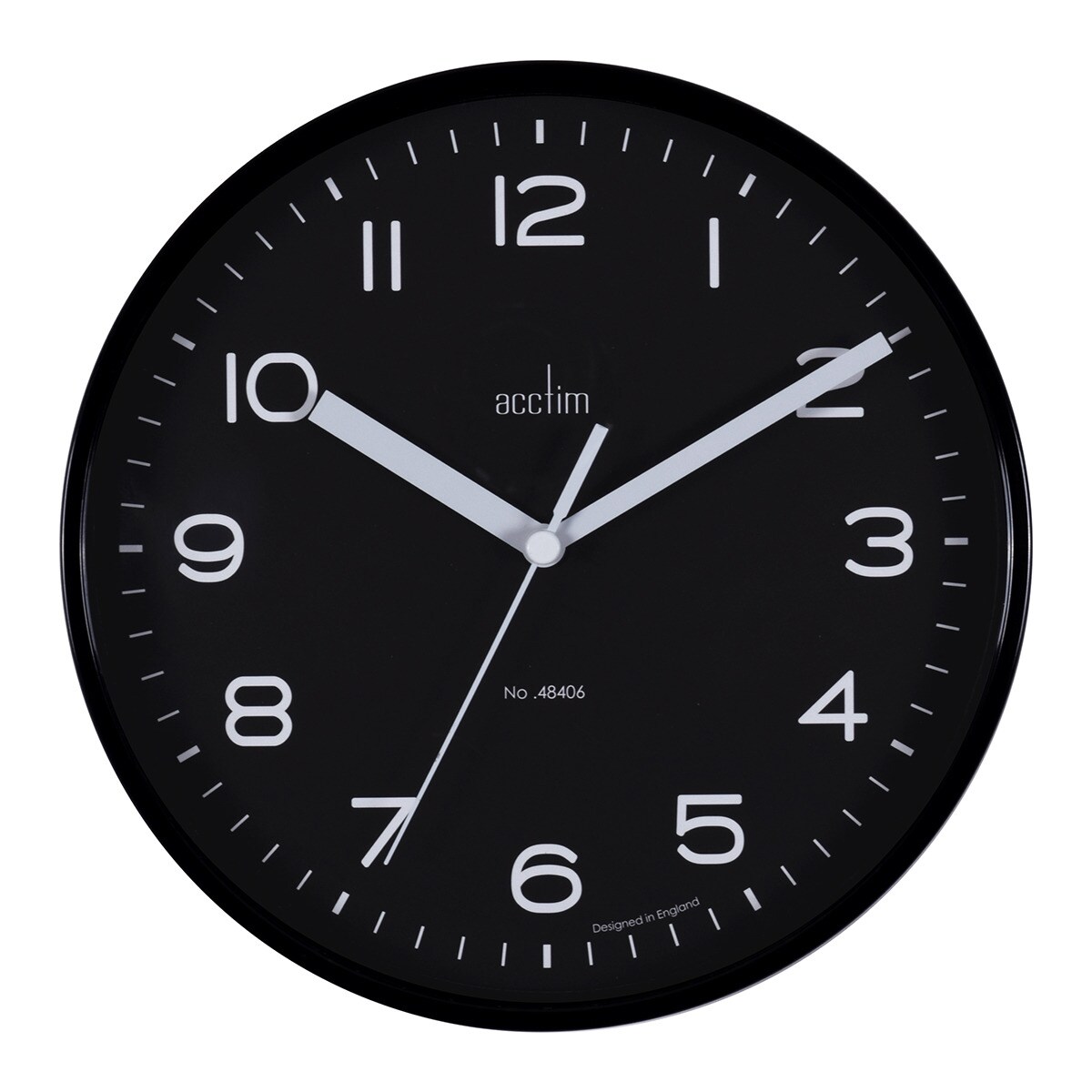 Acctim - Reloj De Pared Runwell Negro
