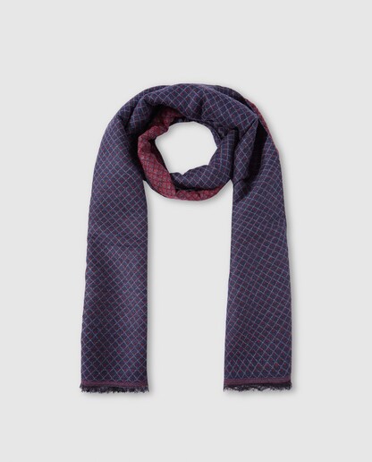 Imagen 0 de Fular de hombre Emidio Tucci rojo estampado rombos