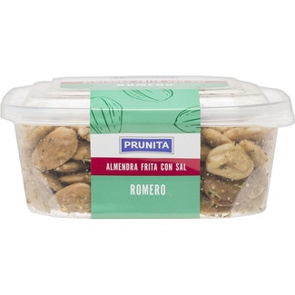 almendra frita con sal romero tarrina 190 g - Prunita