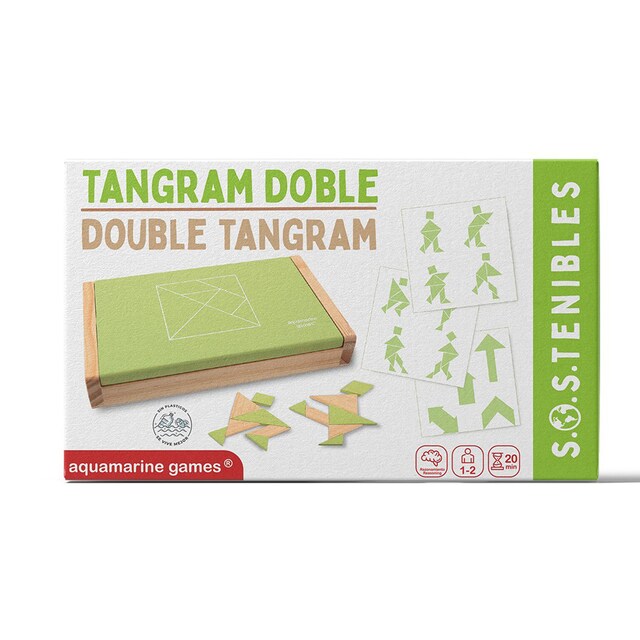 Imagem 0 de Tangram Duplo FSC100% Aquamarine Games