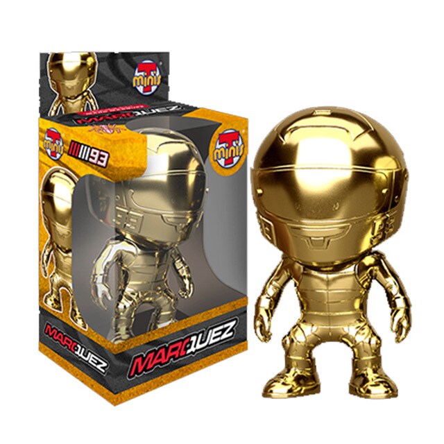 Figura Tminis Moto Gp Marc Márquez Con Casco Oro Imex El Corte Inglés