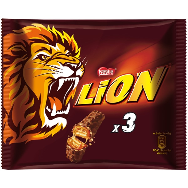 Snack de Chocolate de Leite Pack 3 embalagem 42 g