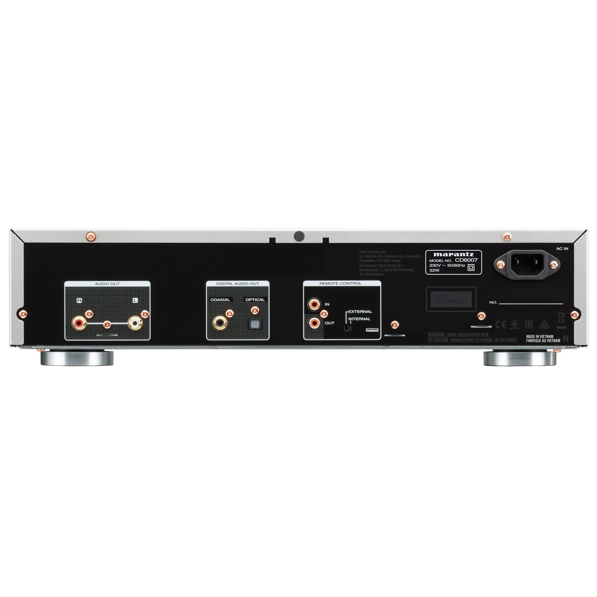Reproductor de CDs Marantz CD6007 Plata Plata-2