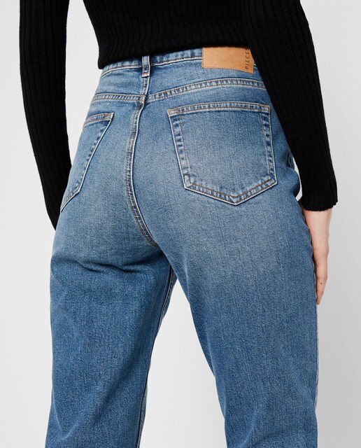 Vaquero de mujer con largo al tobillo estilo MOM · Pieces · El Corte Inglés
