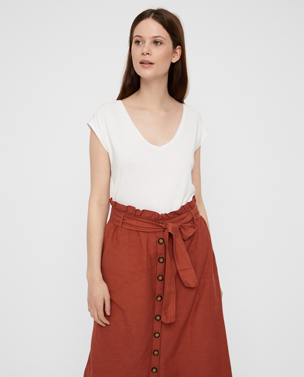 Tshirt basique modal manches courtes