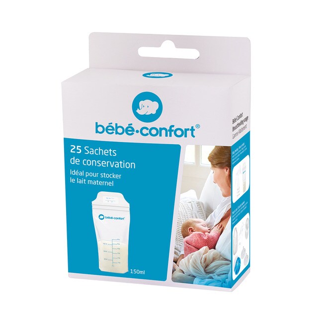 Comprar Bolsas de Almacenamiento Bébé Confot para Leche Materna (25 unids.)  blanco · Hipercor