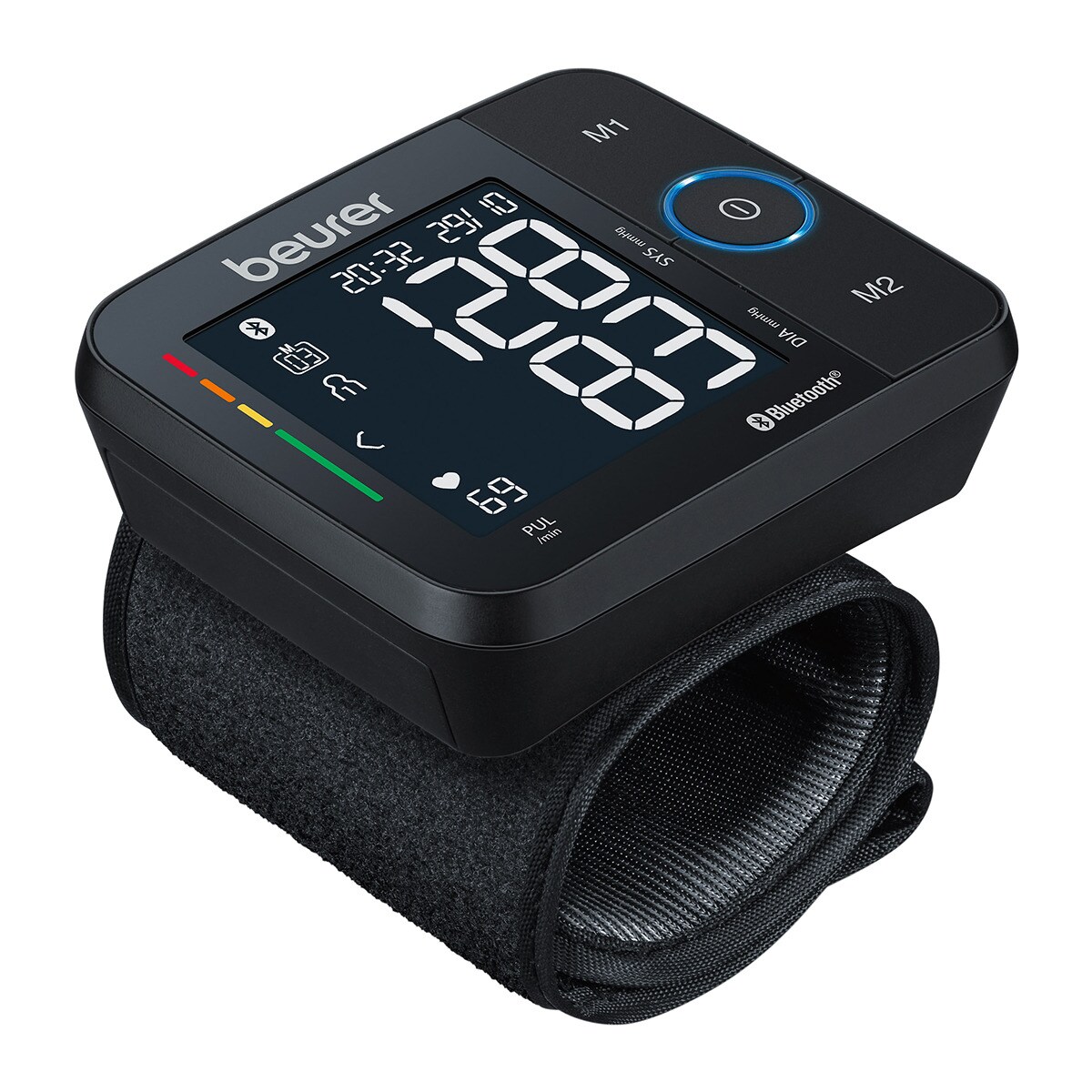 Medidor de Tensão de Pulso Beurer BC-54 com Bluetooth - Preto Preto-2