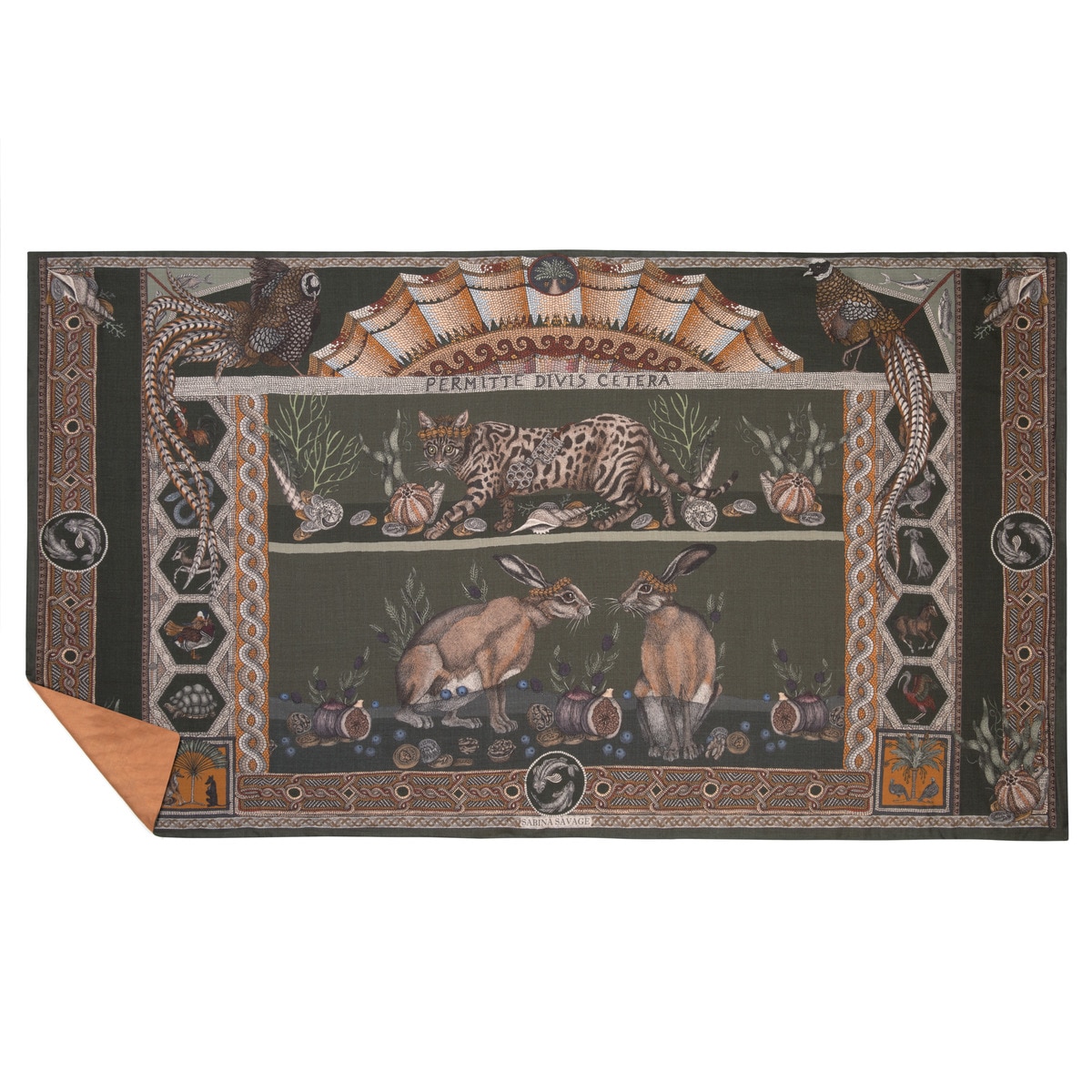 Lenço Fortuna Box Estampado-1