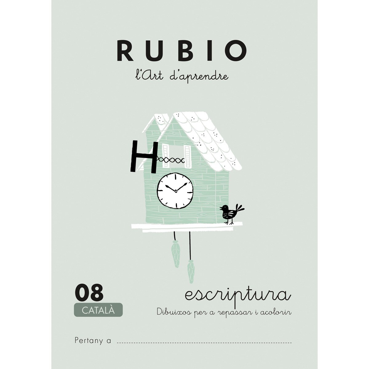 Escriptura RUBIO 08 - dibuixos (català) (Capa mole) 1