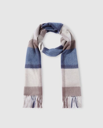 Imagen 0 de Bufanda de hombre Emidio Tucci multicolor estampado cuadros