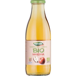 zumo de manzana ecológico a partir de concentrado botella 1 l (envase de vidrio) - Valfrutta Bio