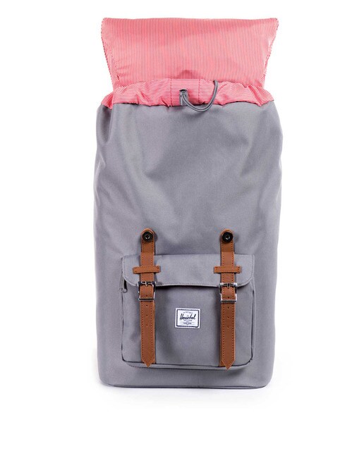 Mochila grande unisex Herschel Little America en gris con hebillas ·  Herschel · El Corte Inglés